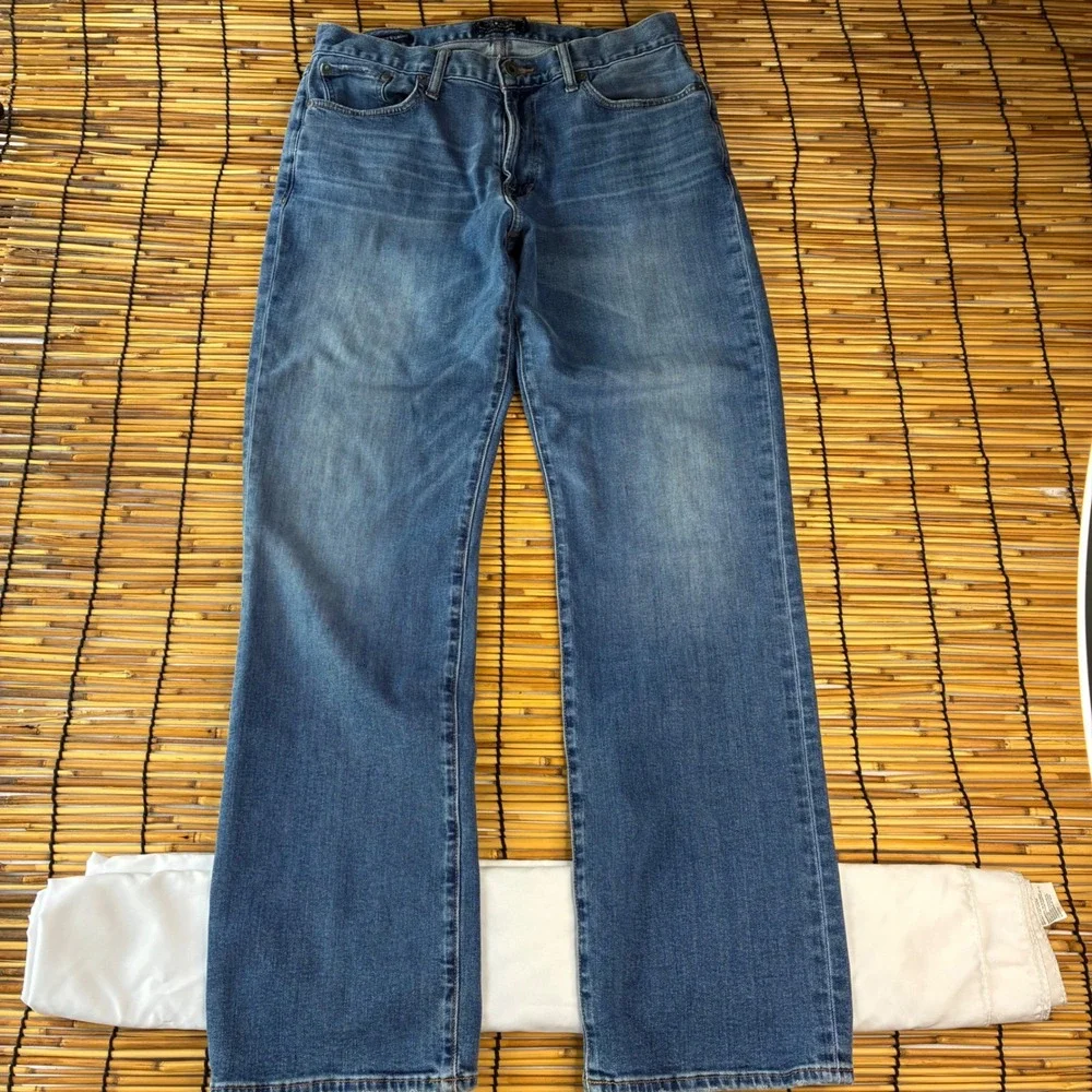 Lucky Brand 363 Vintage Straight Mens Blue Medium Wash Denim Jeans 32x30